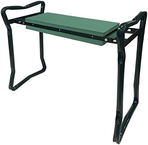 (LWGK101 Folding Garden Kneeler Seat - Lightweight Portable Gardening Bench & Sitting Stool