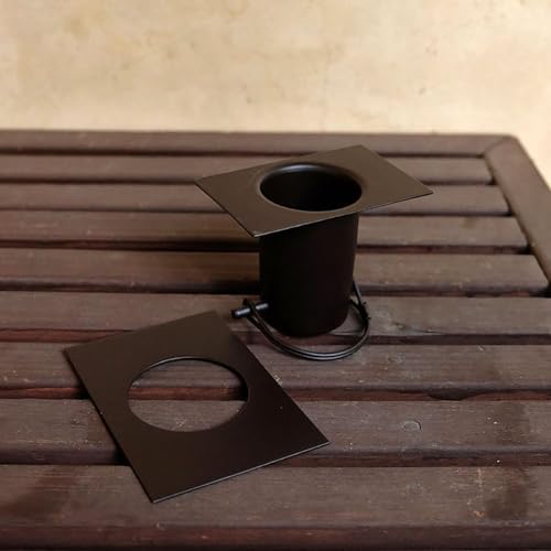 Nutshell Stores Flower Cups Rain Chain - Bronze - 8 Feet