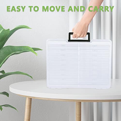 Photo Storage Box 5" x 7", 18 Inner Extra Large Photo Organizer Container