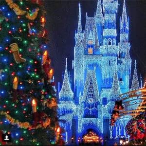 Dazzle Bright Fairy Lights Battery Operated, 2 Pack Total 40FT 120LED Silver Wire Waterproof String Lights, Christmas Decorations for Indoor Outdoor Bedroom Yard Decor, Multi-Colored