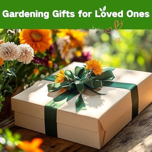 Lush&Dew Cut Flower Seed Bank, Gardening Gifts for Women, 32 Variety Seeds