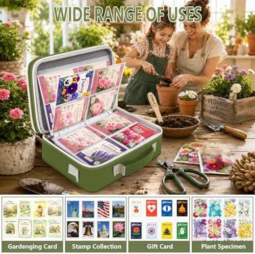 Seed Storage Organizer Binder, Seed Holder Organizer Seed&Envelopes, Sheet