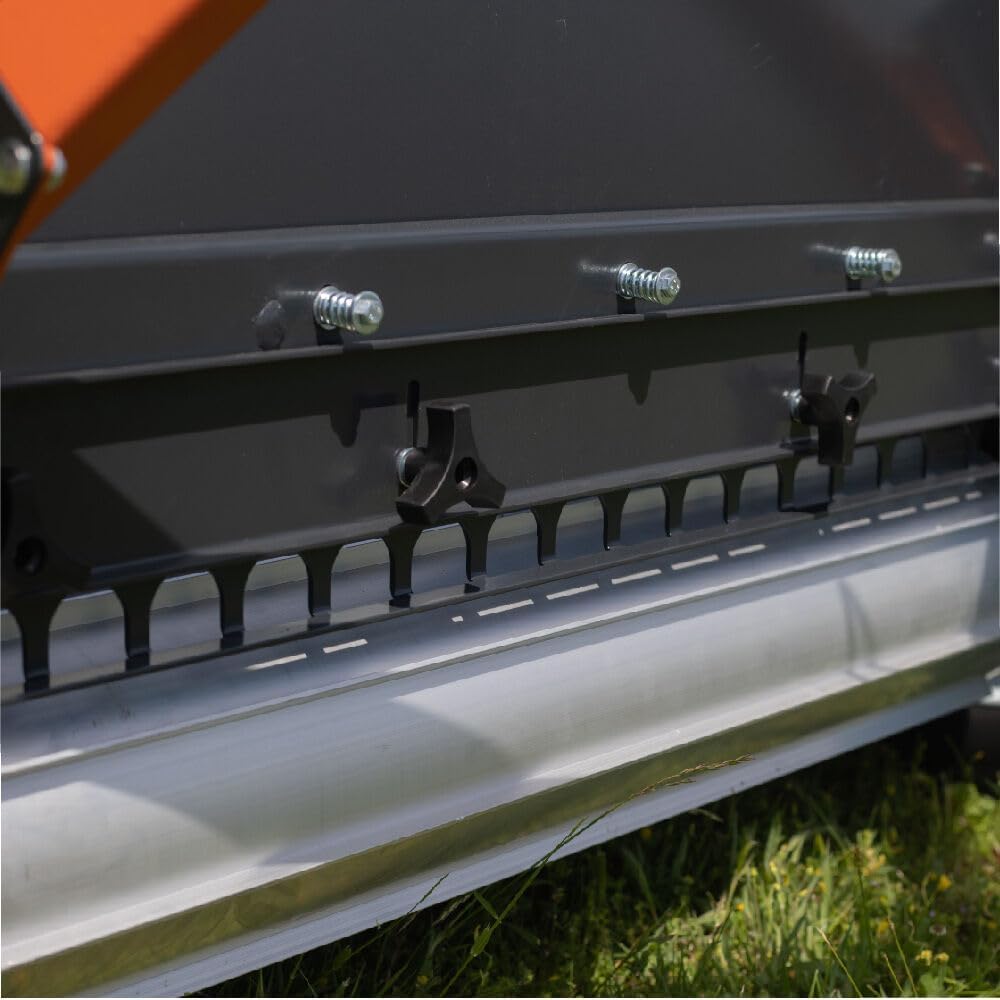 Titan Attachments Compact Manure Spreader, Rated 8.7 Cu. FT, Utility Tow-Behind ATV/UTV Lawn Tractor Spreader