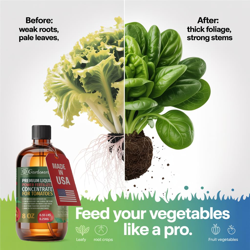 Liquid Power Radish Fertilizer Spray β Ready-to-Use Liquid Plant Food Mist for Radish β Premixed, Easy Application β Fast-Acting Formula for Growth, Roots & Yield β Indoor & Outdoor Use β 8 oz