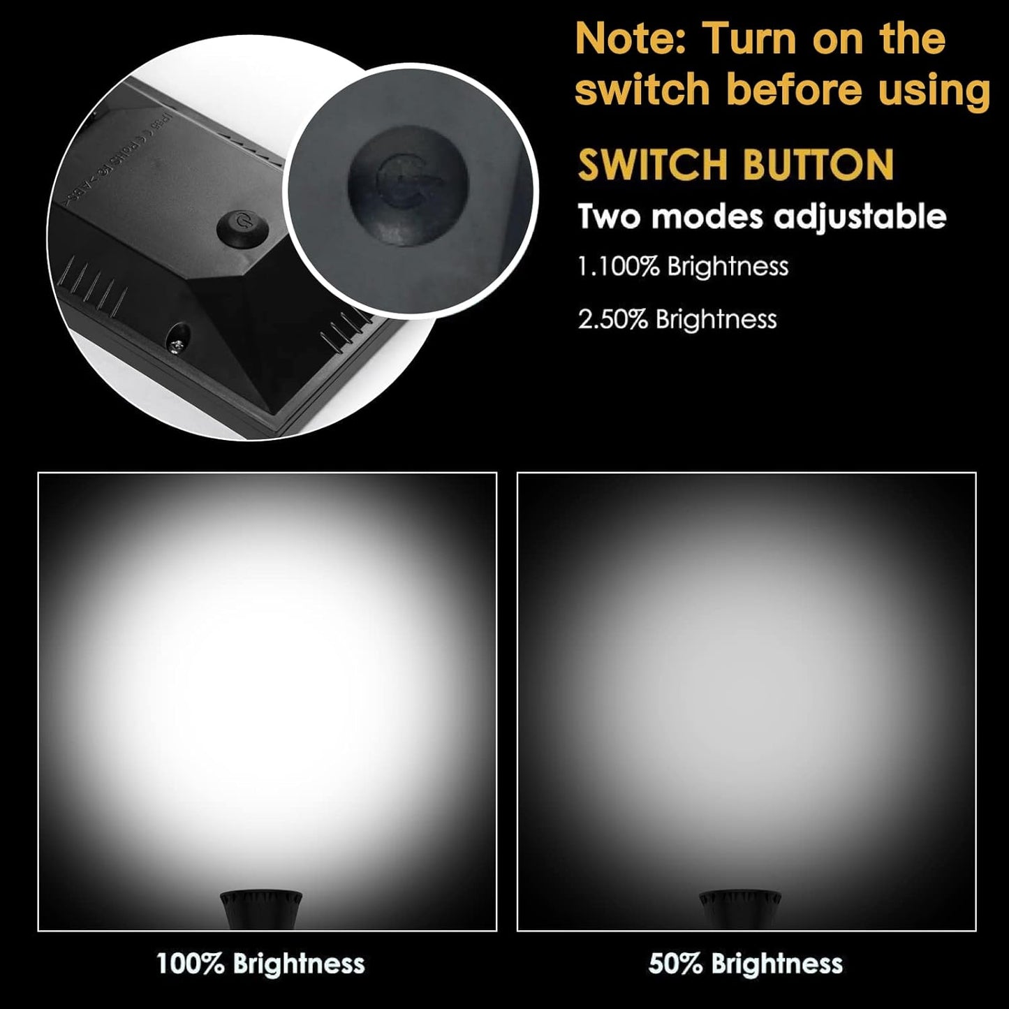 MEIHONG Solar Spot Light Outdoor, Waterproof Solar LED Landscape Lights Dusk to Dawn, 2-in-1 Solar Spotlight Solar Powered Accent Lights for Garden Porch Walkway Patio (4 Pack)