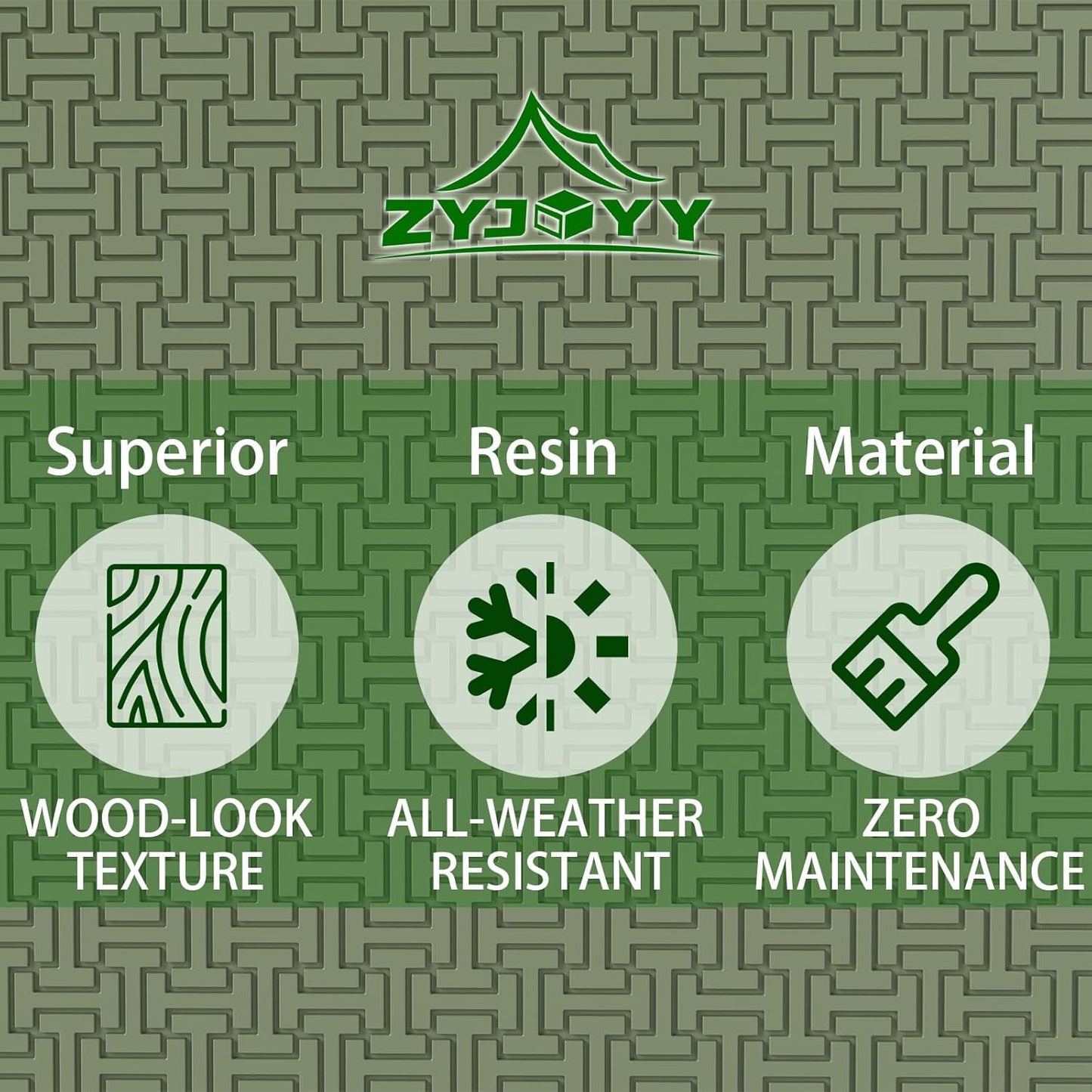 Outdoor Storage Box, 90 Gallon Deck Box, Waterproof Resin Storage Bin for Patio Cushions, Gardening Tools, Lockable, UV Resistant,Olive Green