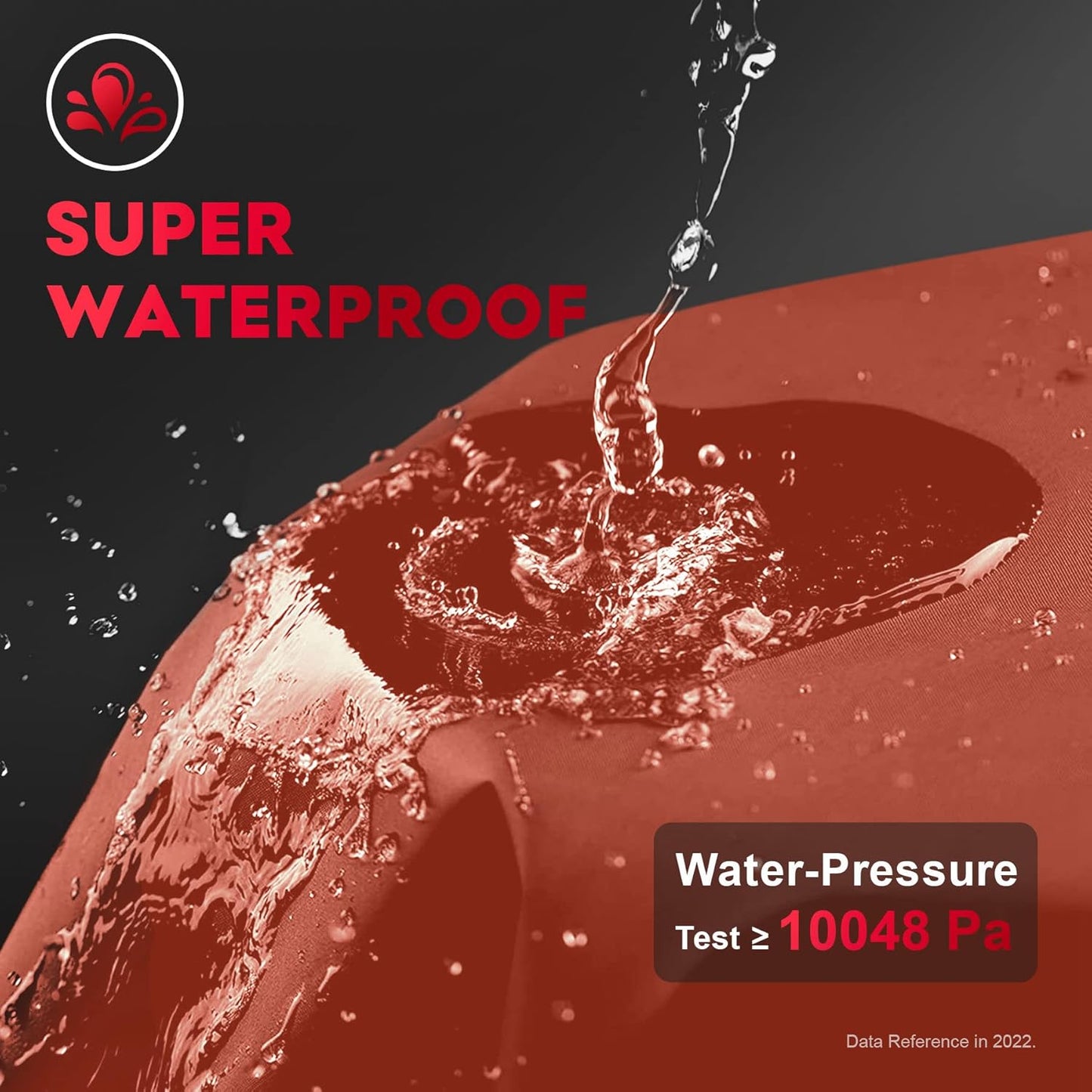 Fire Pit Cover Square 28 Inch - Outdoor Firepit Cover Heavy Duty & Waterproof, 600D Patio Fire Table Covers Gas Fire Pit Accessories Fit 28" Yaheetech and 28" Ciays Firepit - 28 x 28 x 25 Inch