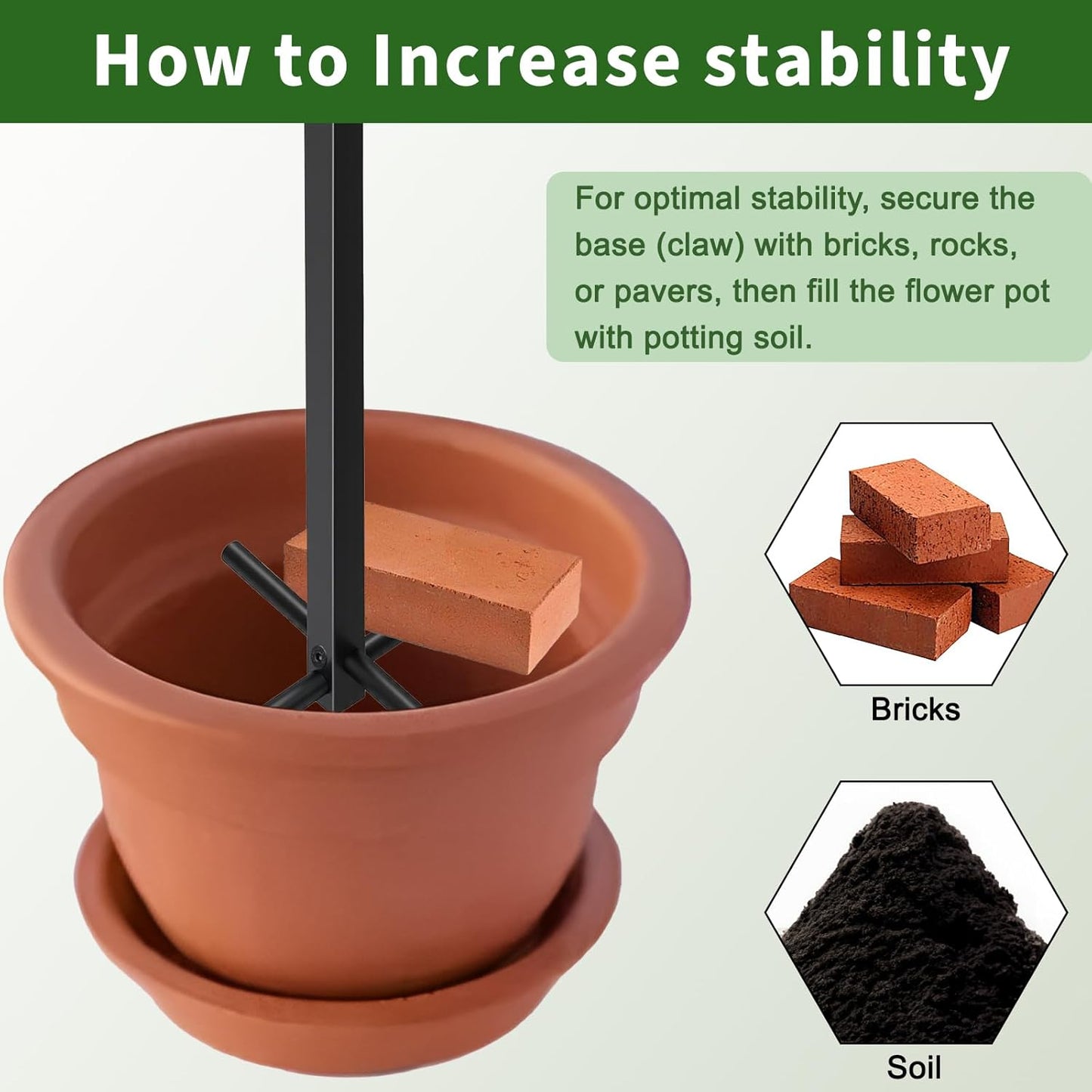 1 Pcs Adjustable Metal Dragon Fruit Plant Trellis 12" x 12" x 50" Durable Vertical Support Tower Plant Cage for Gardening Climbing Plants Trees Cactus Outdoor Garden, Installation Required