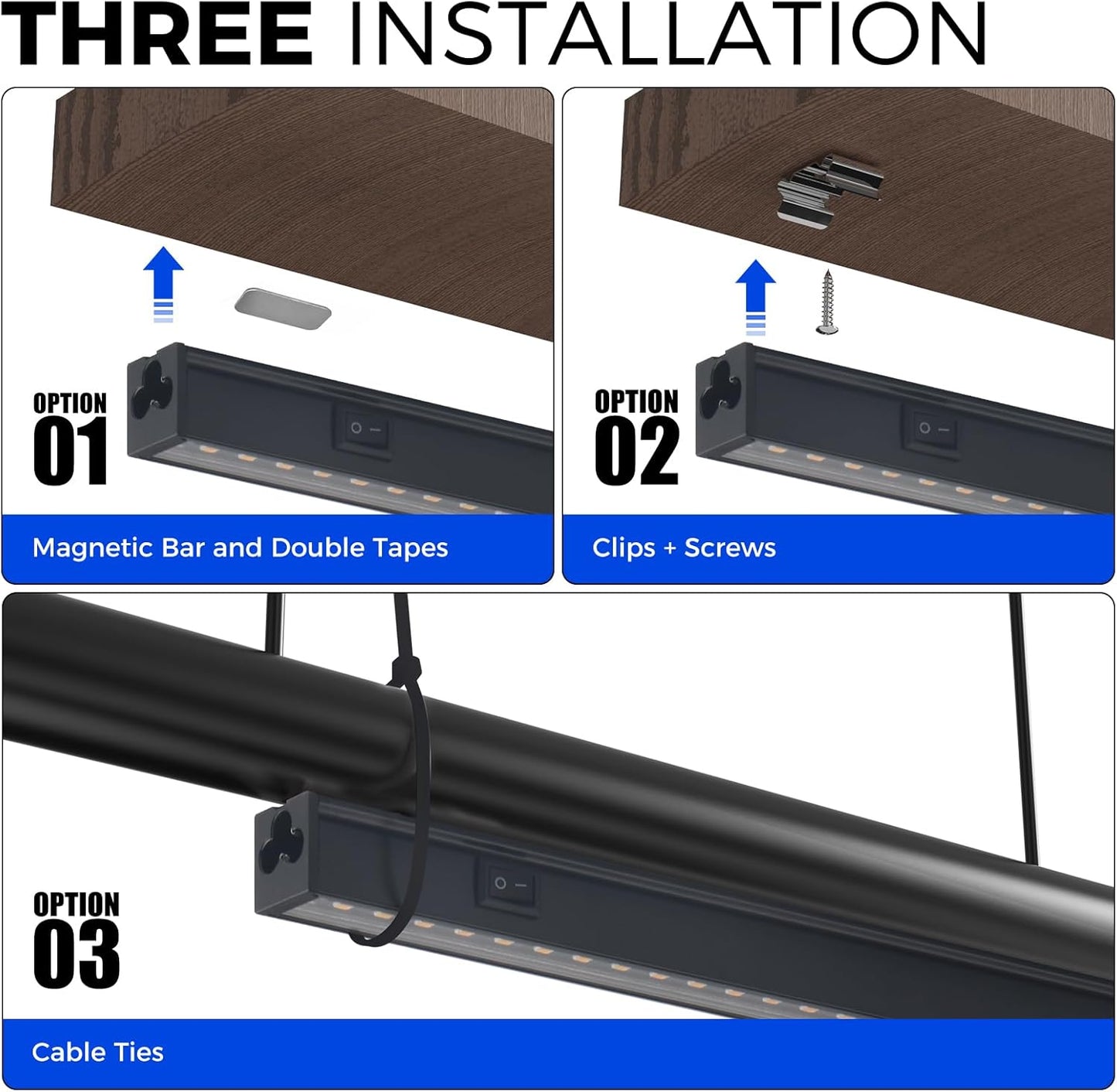 Barrina T5 Grow Lights for Indoor Plants, 4FT 160W (8 X 20W) Plant Grow Lights Indoor with Magnetic Bar, Linkable Plant Growing Lamps with Black Cover, Plug and Play, Yellow, 8 Packs