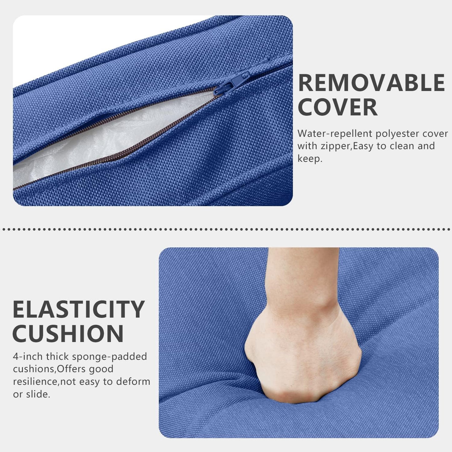 HUMMUH Patio Furniture 10 Piece PE Wicker 6-Seater Outdoor Sectional Sofa Patio Swivel Chairs Outdoor Chairs with Tables for Porch,Garden,Backyard,Deck