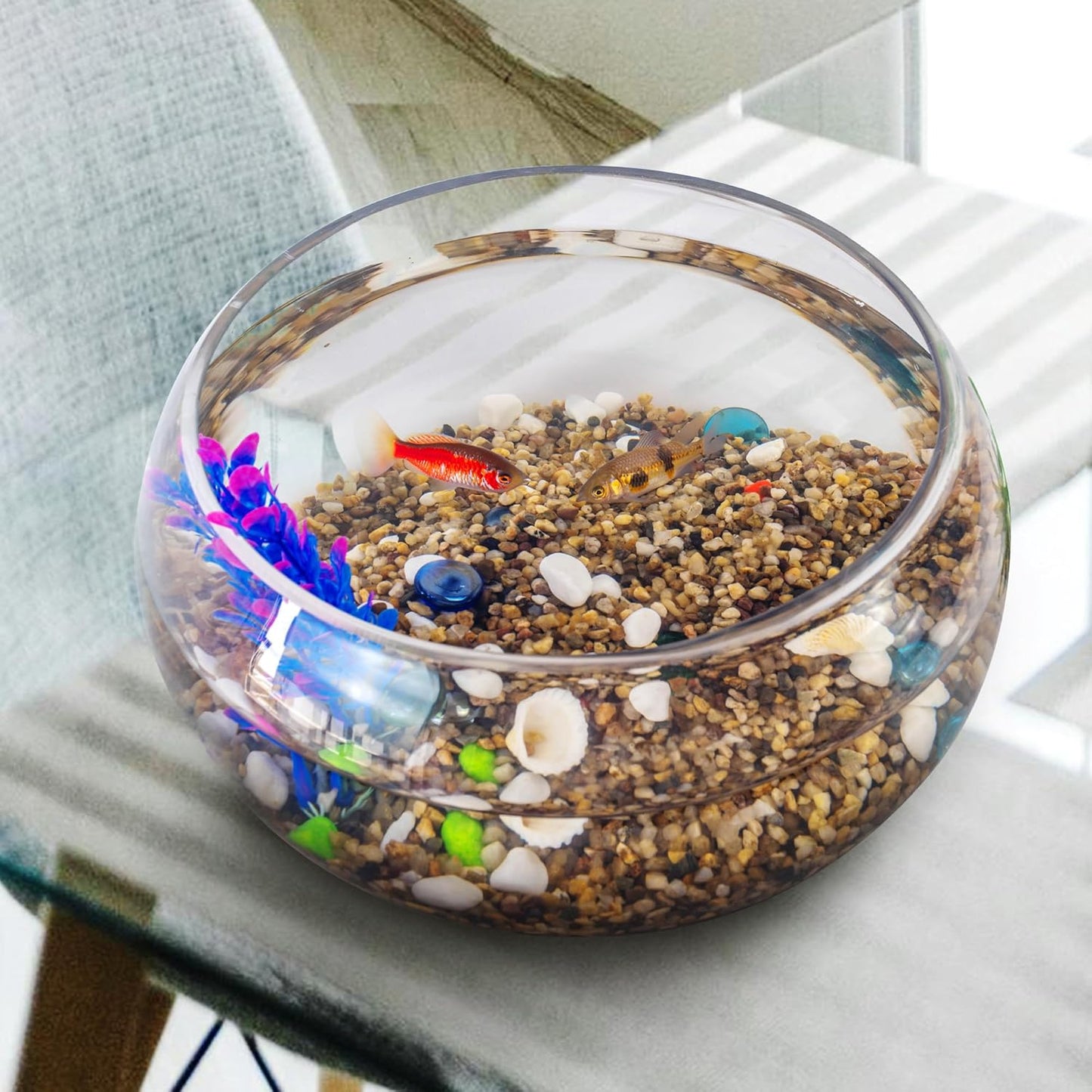 Aquarium Gravel 20 lbs, 1-2mm Fish Tank Gravel, Premium Gravel and Substrate for Aquariums, Fish Tanks and Terrariums