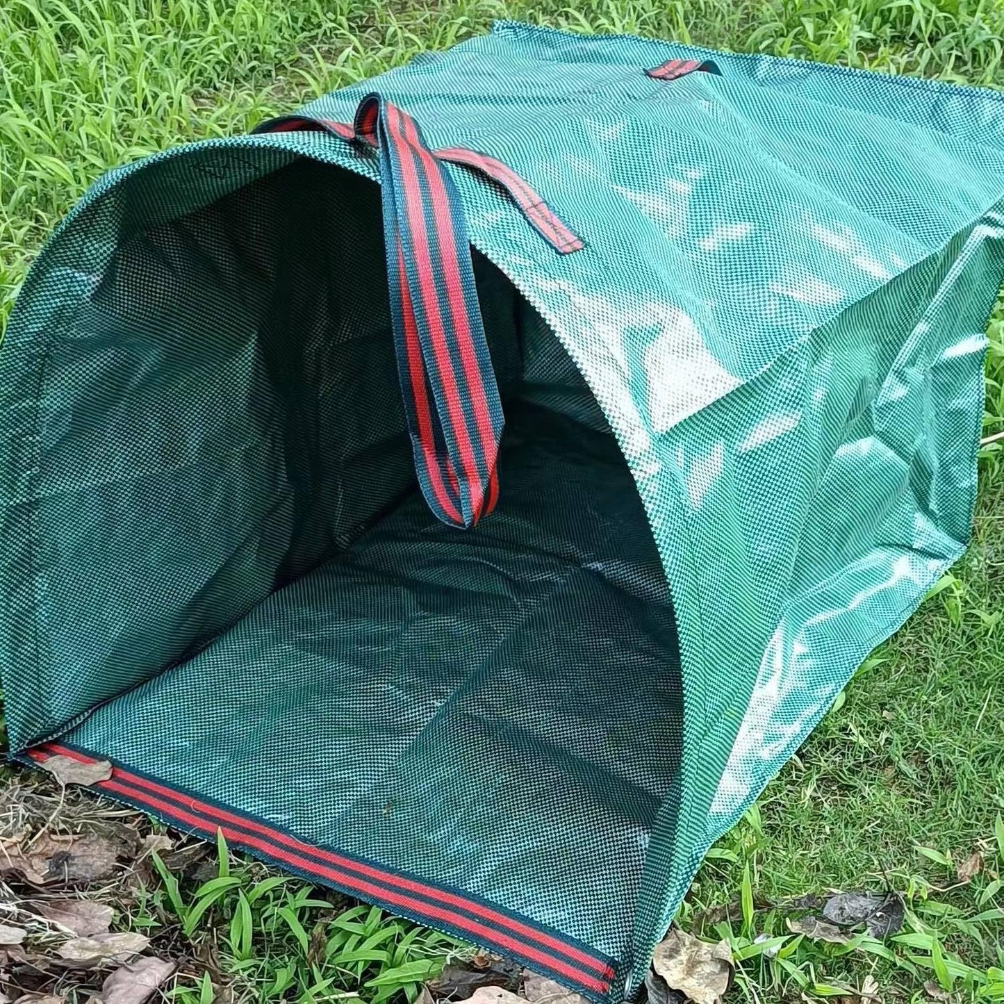 2-Pack Yard Waste Bags,Large Yard Dustpan-Type Garden Bag for Collecting Leaves,Reuseable Heavy Duty lawn and leaf bags,Garden Waste Container for Clean Up Outdoor Debris Leaves Grass Clippings