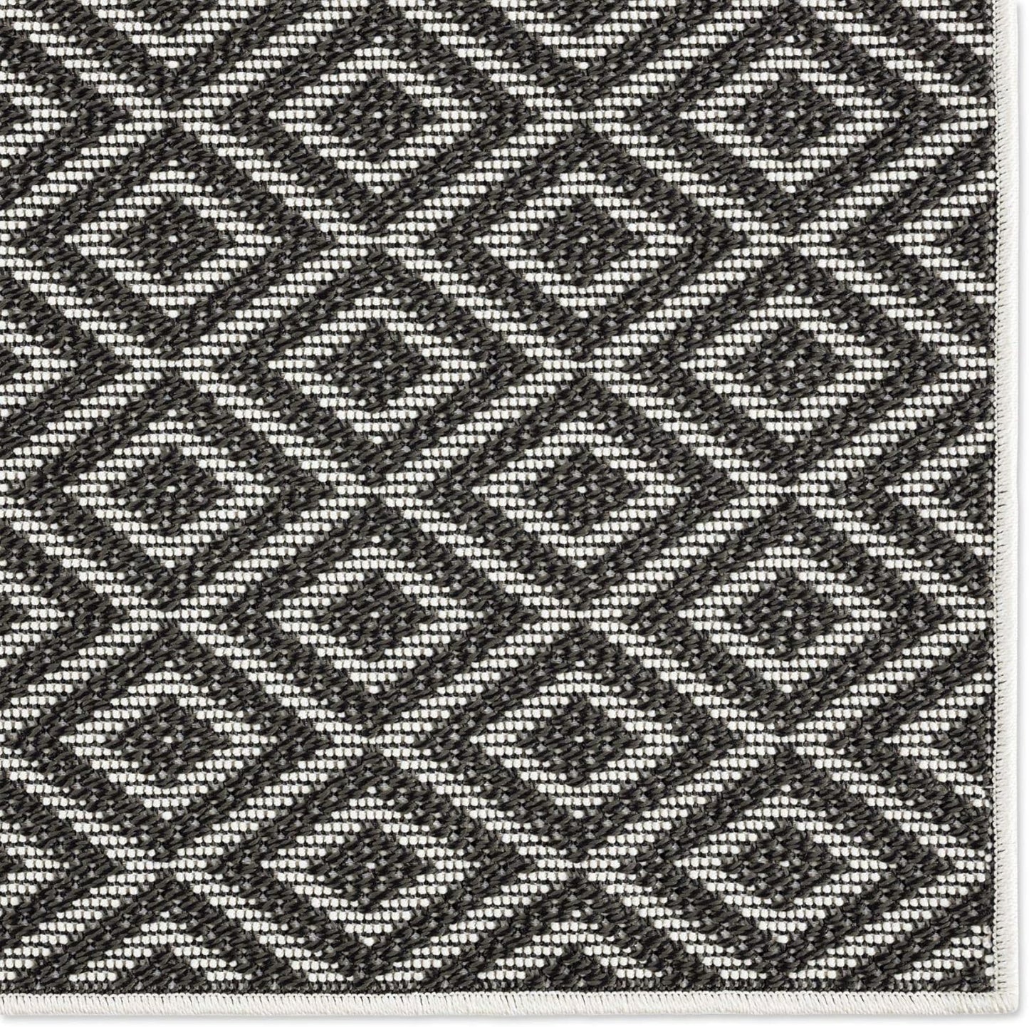 Home Dynamix Tripoli Lydia Indoor/Outdoor Area Rug, Modern Dark Gray, 7'10"x10'2" Rectangle