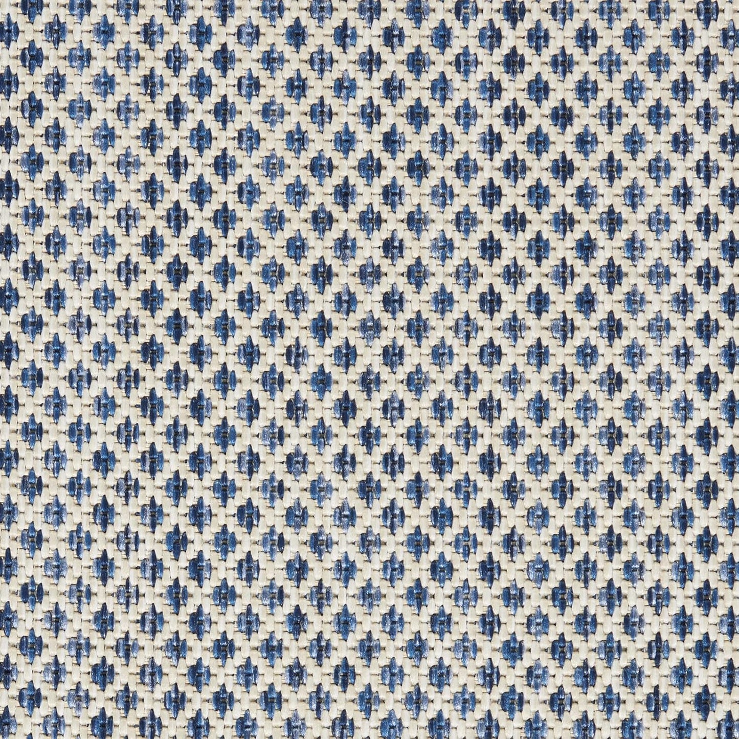 Nourison Home Courtyard Ivory Blue 2' x 6' Area Rug Easy Clean, Non Shedding, Bed Room, Living Room, Dining Room, Kitchen (6' Runner)