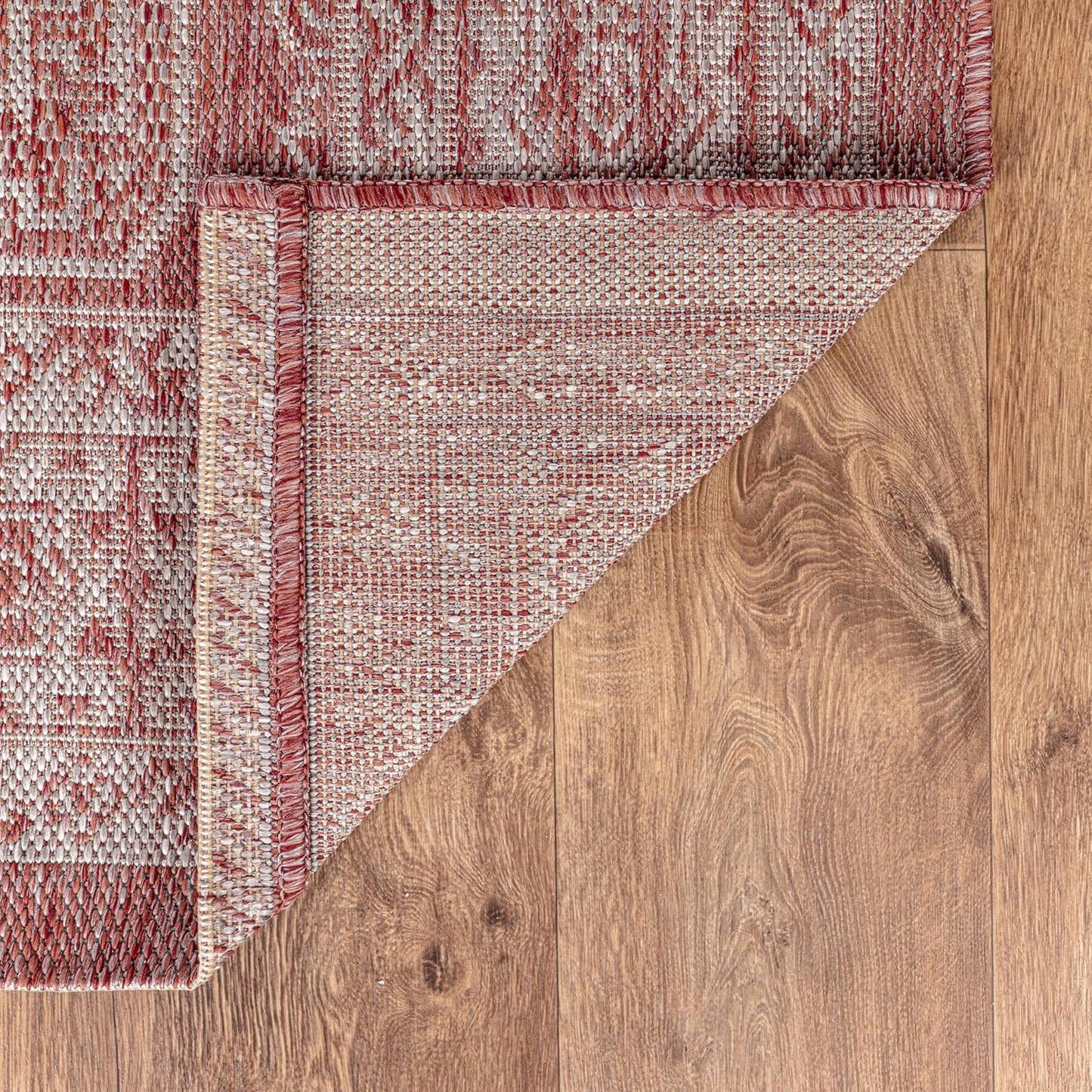 Keen Home Design Terrace Outdoor Area Rug - 10x14 Washable Indoor/Outdoor Rug for Patio, Kitchen, Balcony, Beach, Garden, Deck and Porch, Size: 10'x14'