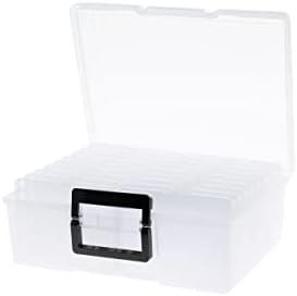 Photo Storage Box 5" x 7", 18 Inner Extra Large Photo Organizer Container