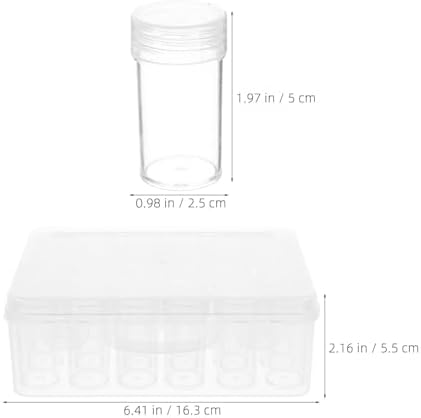 Seed Storage Organizer Case Plastic for Gardening with Handle Compartment