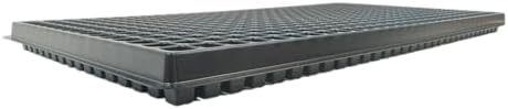 512 Cell Seedling Plastic Nursery Trays, 10 Pack, Thick Durable Germination Plug Trays, 5120 Cells Reusable Plant Propagation
