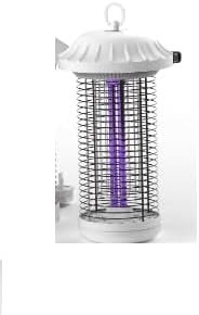 Buzbug LED Bug Zapper Indoor Outdoor, 10 Years Lifespan, 6.5ft Power Cord, IPX4 Waterproof, High-Voltage, Mosquito Zapper, Fruit Fly Mosquito Moth Gnat Trap Killer Zapper -MO008C (White)