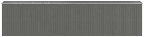 Light Grey Galvanized Steel Garden Shed, 75.6x75.6x87.8 Inch Outdoor Storage for Lawn Mower, Weather-Resistant Bike Storage Shed with Ventilated Design