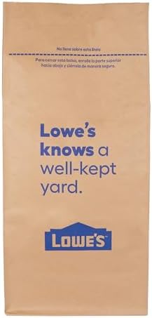 Lowe's 30 Gallon Heavy Duty Brown Paper Lawn and Refuse Bags for Home and Garden (10 Count), Large (LOWESLL)