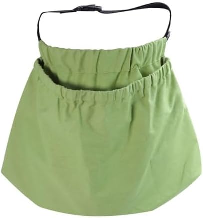 Garden Harvest Apron with Adjustable Waistband–Foldable Oxford Cloth Fruit Picking Bag for Gardening and Farm