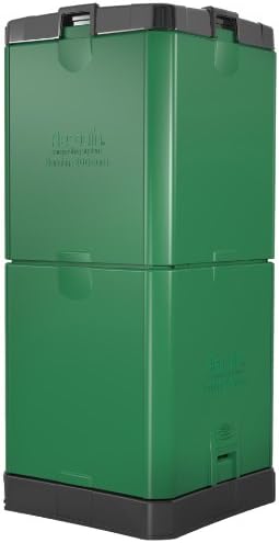 Aerobin 200 No-Turn Insulated Composter, 55-Gallon, Green
