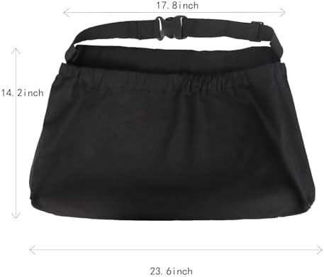 GREUS Garden Harvest Apron Heavy Duty Fruit Picking Pouch Vegetable Gathering Bag Farming Waist Pouch Canvas Tool Apron