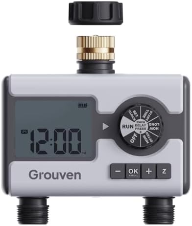 Garden Sprinkler Hose Timer Automatic Watering System 2 Outlet