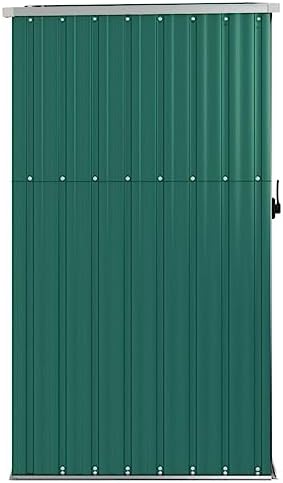Large Grey Steel Garden Tool Shed - Outdoor Storage with Lockable Doors for Backyard & Garage - Durable, Weatherproof, Ideal for Garden Tools & Equipment Storage