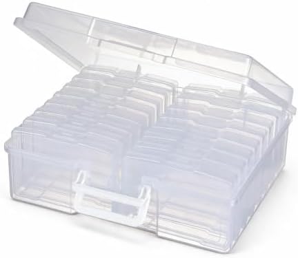 novelinks Photo Storage Box and 16 Inner 4" x 6" Photo Storage Containers
