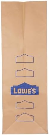 Lowe's 30 Gallon Heavy Duty Brown Paper Lawn and Refuse Bags for Home and Garden (10 Count), Large (LOWESLL)