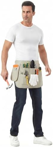 Nanxson Tool Apron Half Canvas Apron With Muti-Pockets