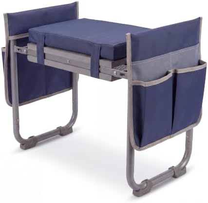 VNTA Garden Kneeler and Seat, Folding Kneeling Bench for Gardening, 2 Bags