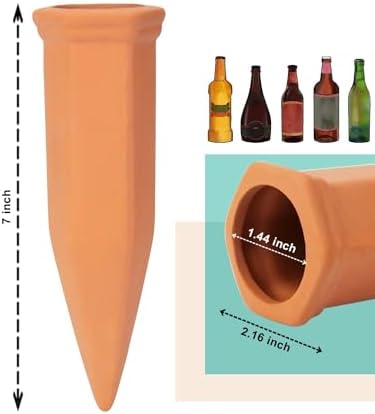 10pcs Terracotta Watering Spikes