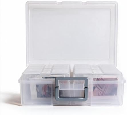 novelinks Photo Storage Box and 16 Inner 4" x 6" Photo Storage Containers