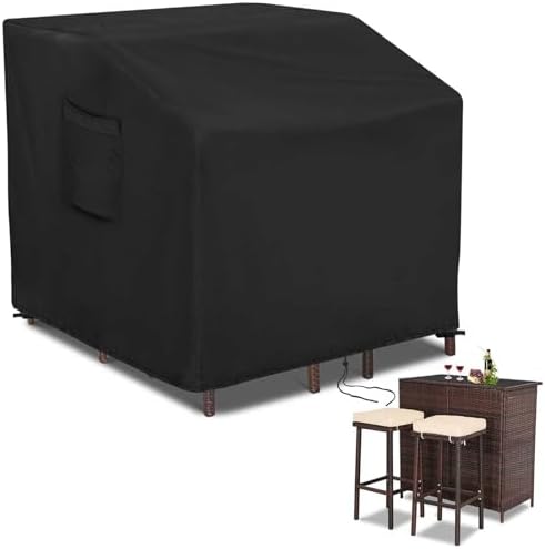Potting Bench Cover for Outdoor Potting Bench Table, 600D Waterproof Outdoor Potting Bench Table Cover, Outdoor Bar Cover for Patio Wicker Bar Counter Table, Outdoor Prep Table Cover,41"L x 38"D x 40"