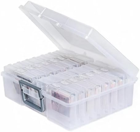 novelinks Photo Storage Box and 16 Inner 4" x 6" Photo Storage Containers