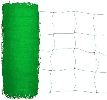 Heavy Duty Green Trellis Netting Roll - 67''x328' Plastic Plant Trellis Net for Climbing Plants