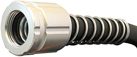 Flexon Flextreme Pro 5/8" x 50ft Performance Rubber Garden Hose – Heavy-Duty, Kink-Resistant, All-Weather Flexibility, Industrial-Grade Couplings, Durable Outdoor Watering Hose for Lawn & Garden