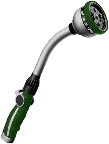 RESTMO Watering Wand Heavy Duty, 15-Inch Long Hose Nozzle Sprayer