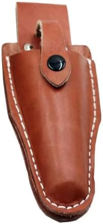 Pruning Scissors Holster Belt Pouch Genuine Leather Duty Gardening Scissors Holster Belt Clips Holder Case for Pruning Snips Garden Scissor Bypass Hand Pruner Gardening Shears Clippers Pliers