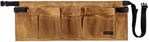 Readywares Waist Tool Apron - Carpenter Waxed Canvas Utility Apron Belt