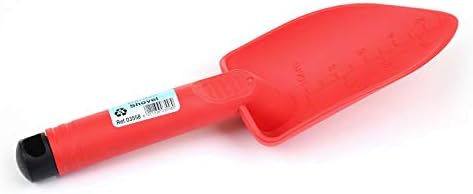 Mintra Garden Tool Set, 4-Piece Heavy Duty Gardening Tools, Includes Cultivator, Trowel, Shovel & Rake, Durable Poly Material & Non-Slip Handle, Planting, Potting, Yard Work, Landscaping – Red