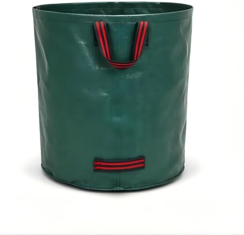 72 Gallon Reusable Yard Waste Bag - Heavy Duty Lawn Leaf Bag with Reinforced Handles & Flexible Hoop - Waterproof Collapsible Garden Bag for Leaves, Grass Clippings, Branches - 272L Large Capacity