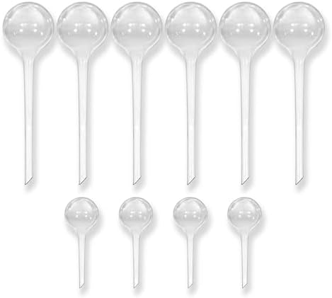 Watering Globe 10 Pack – Anti-Clog Plastic Inserts for Plant Globes