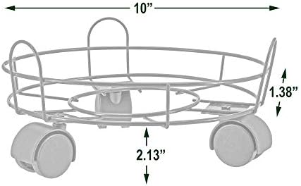 Arcadia Garden Products 1556 Basic Plant Caddy, 10 Inch
