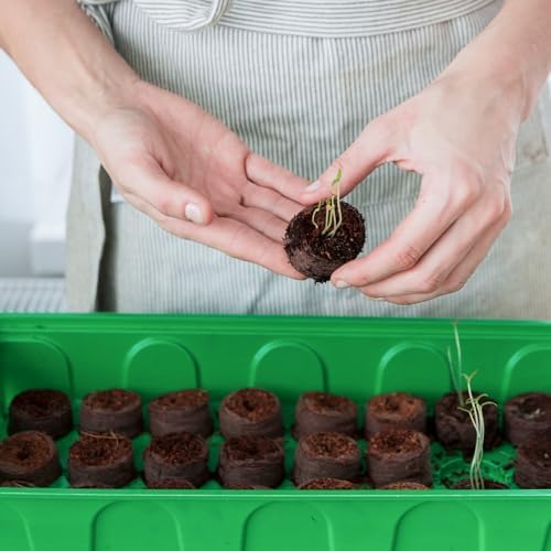 Peat Pellets for Seed Starting, 50 Pcs 40mm Seed Starter Soil Pods