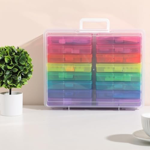 16 Pack Small Plastic Storage Box Storage Container
