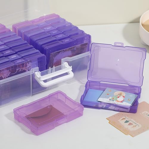 4"x6" Photo Storage Box with 16 Inner Photo Case